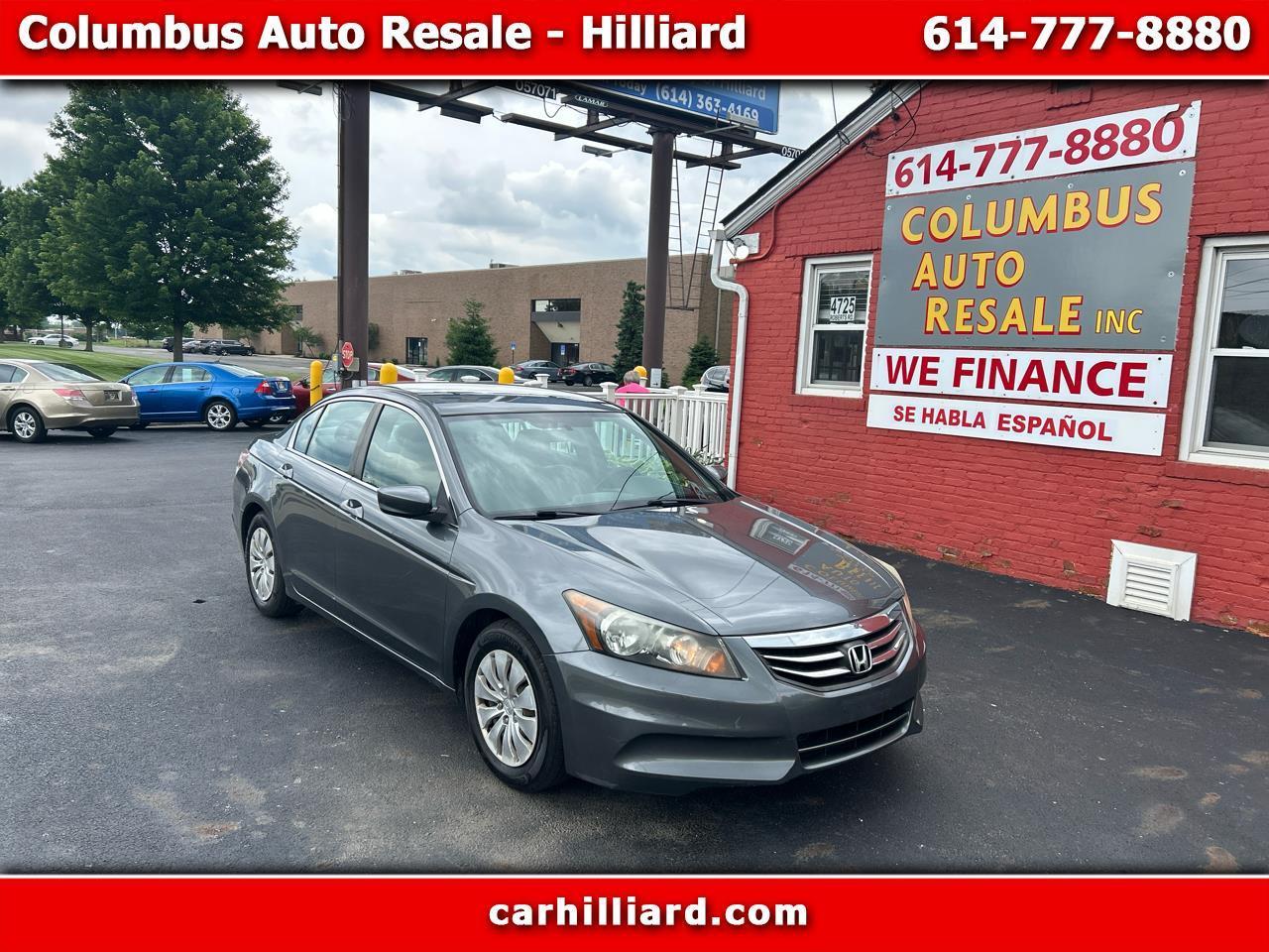 2012 Honda Accord Sdn 4dr I4 Auto LX
