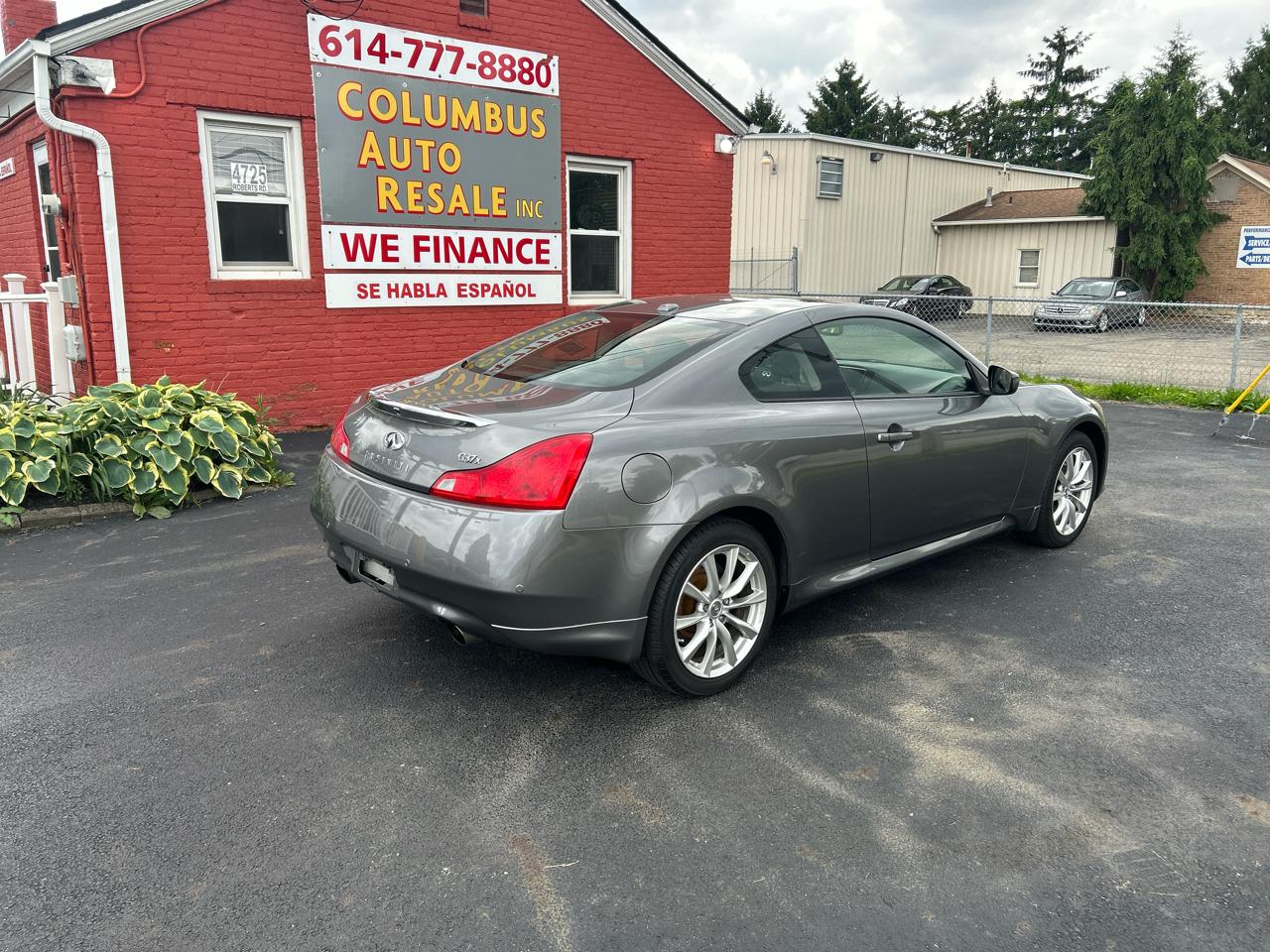 Infiniti G37 Coupe 2dr x AWD 2012