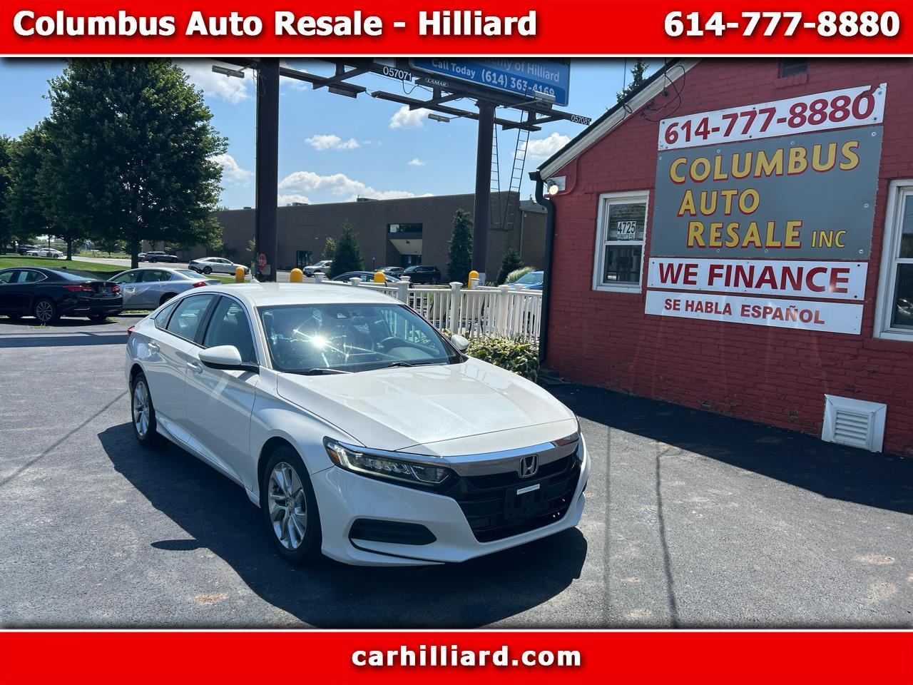 2018 Honda Accord Sedan LX 1.5T CVT