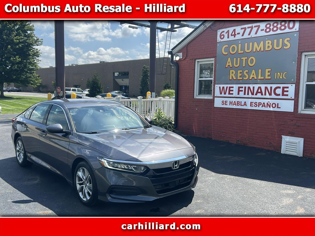 2018 Honda Accord Sedan LX 1.5T CVT