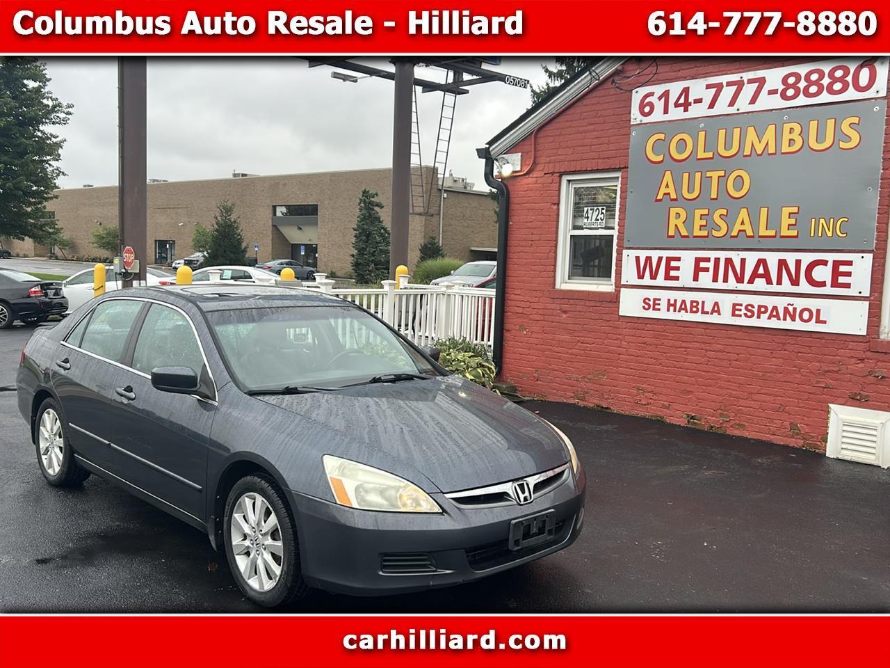 2007 Honda Accord Sdn 4dr V6 AT EX-L