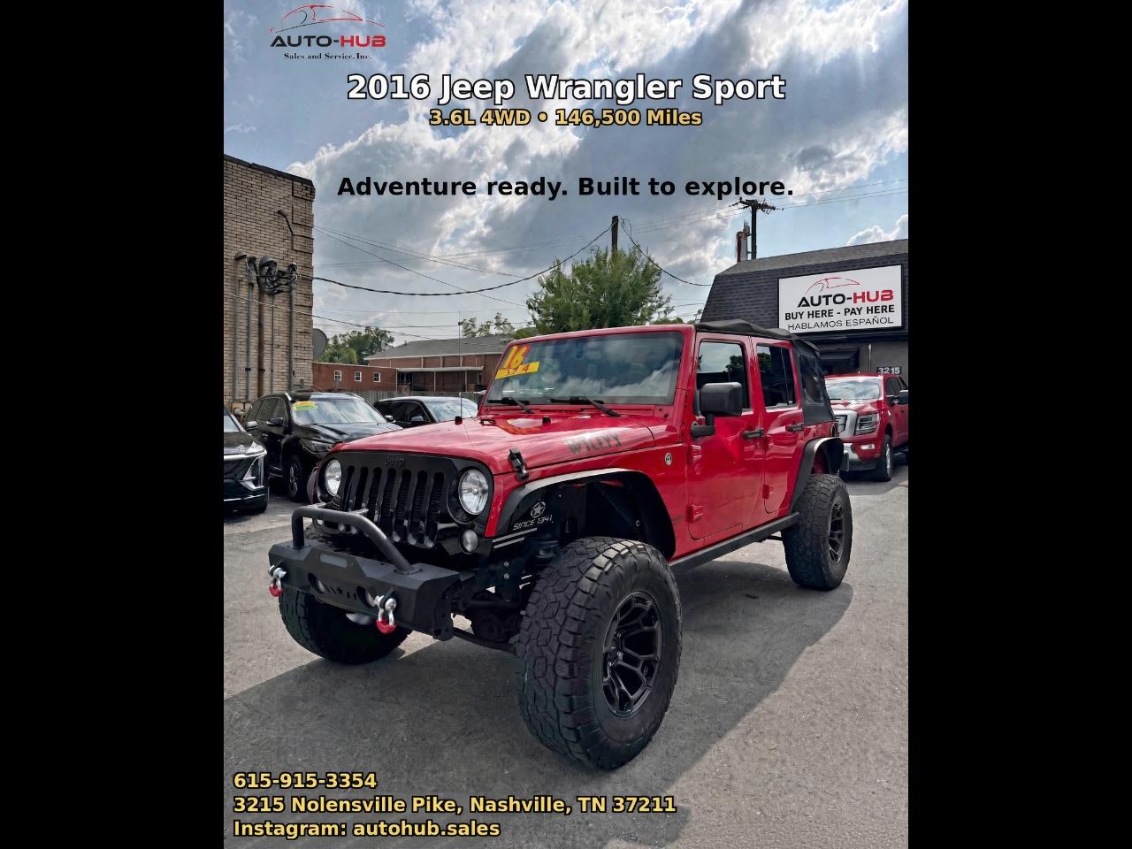 2016 Jeep Wrangler SPORT