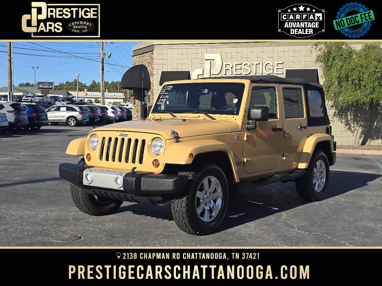 2013 Jeep Wrangler Unlimited 4WD 4dr Sahara