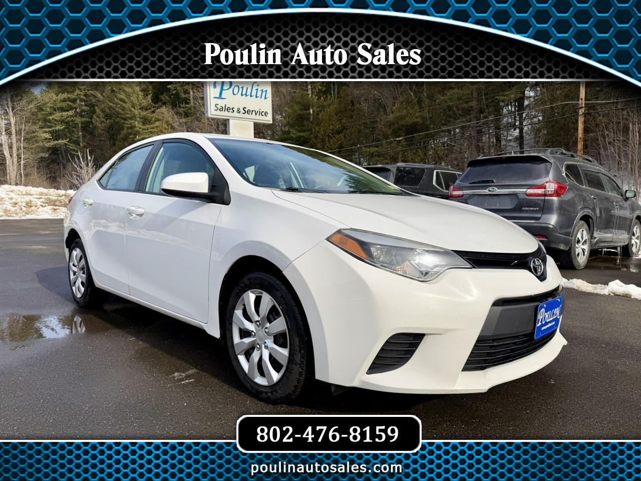 Toyota Corolla LE CVT 2014