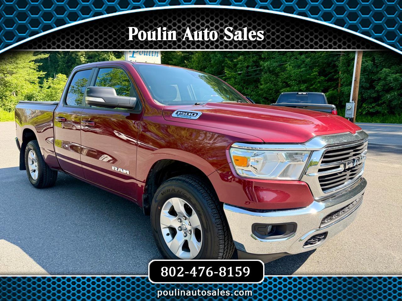RAM 1500 Big Horn 4x4 Quad Cab 6'4" Box 2021