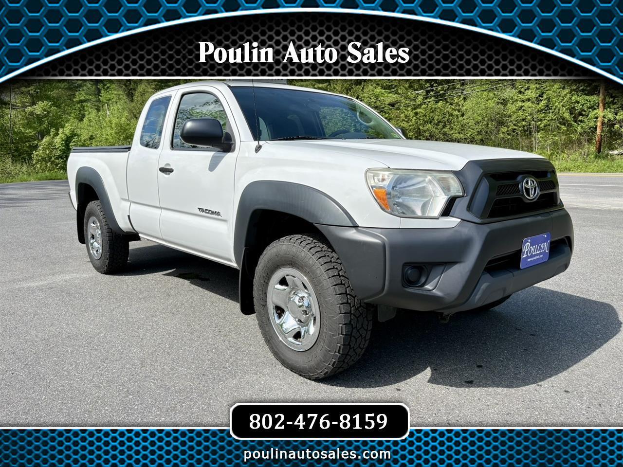 Toyota Tacoma 4WD Access Cab I4 MT (Natl) 2012