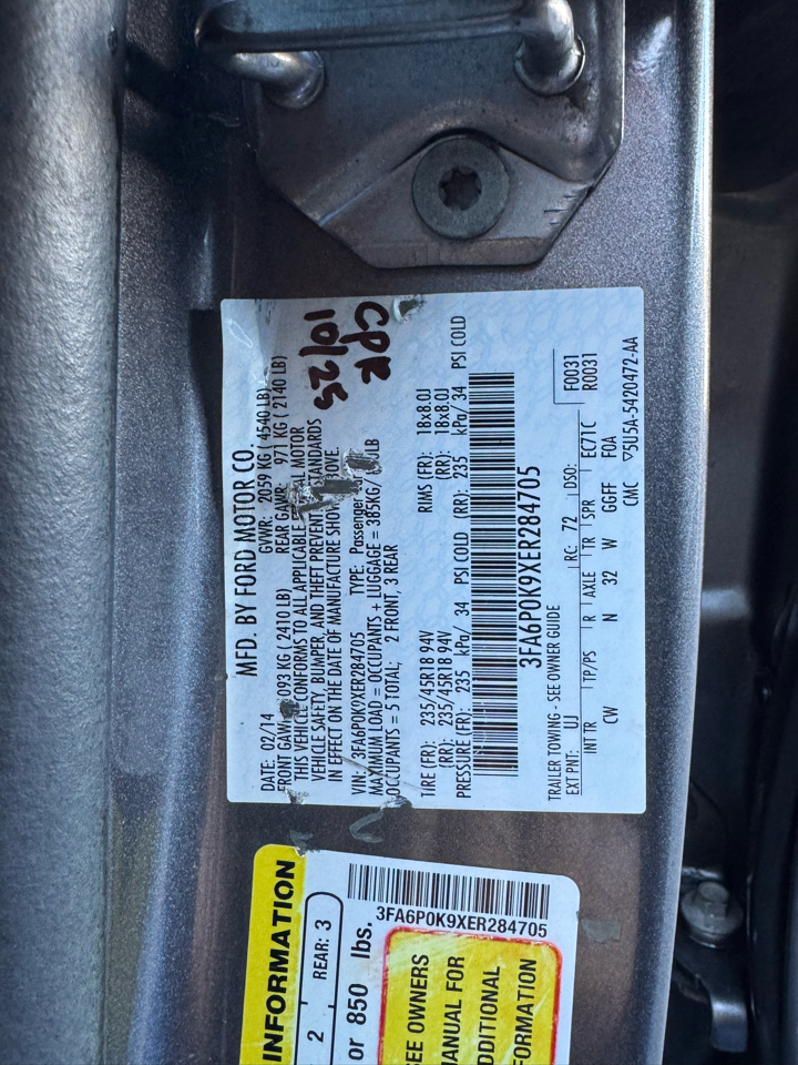Ford Fusion Titanium 2014 Ford Fusion Titanium 2014