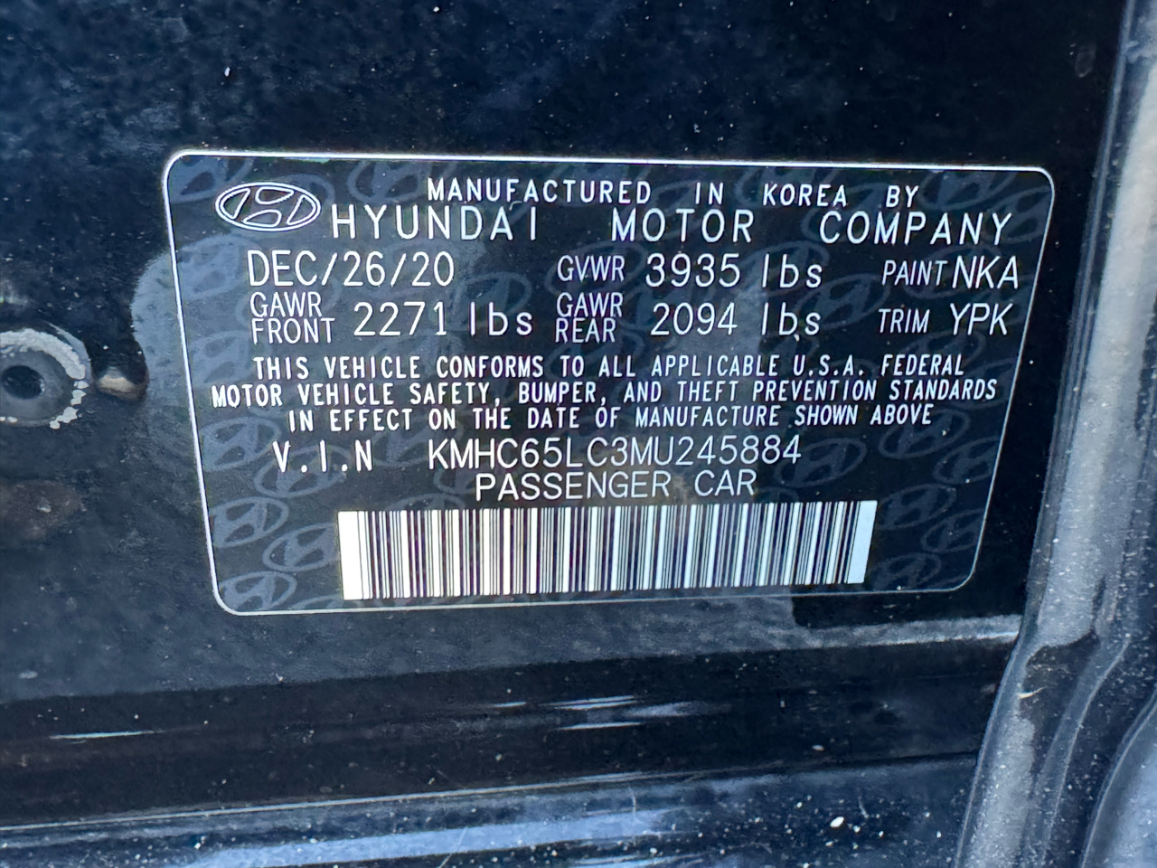 Hyundai Ioniq Hybrid Blue 2021 Hyundai Ioniq Hybrid Blue 2021