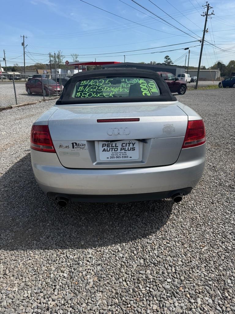 Audi A4 2.0T Cabriolet with Multitronic 2007