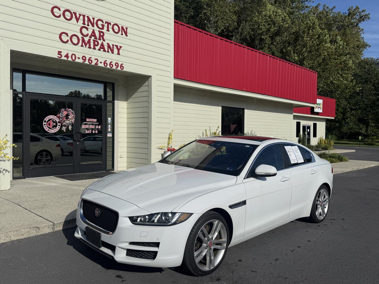 White 2018 Jaguar XE Sedan All-Wheel Drive Automatic