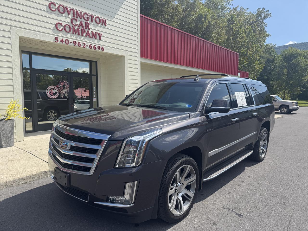 Gray 2016 Cadillac Escalade ESV SUV / Crossover Four-Wheel Drive Automatic