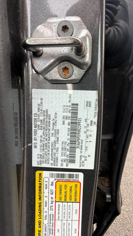 Ford Fusion Energi SE 2017