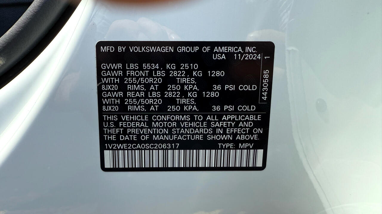Volkswagen Atlas Cross Sport SE w/Technology 2025 Volkswagen Atlas Cross Sport SE w/Technology 2025