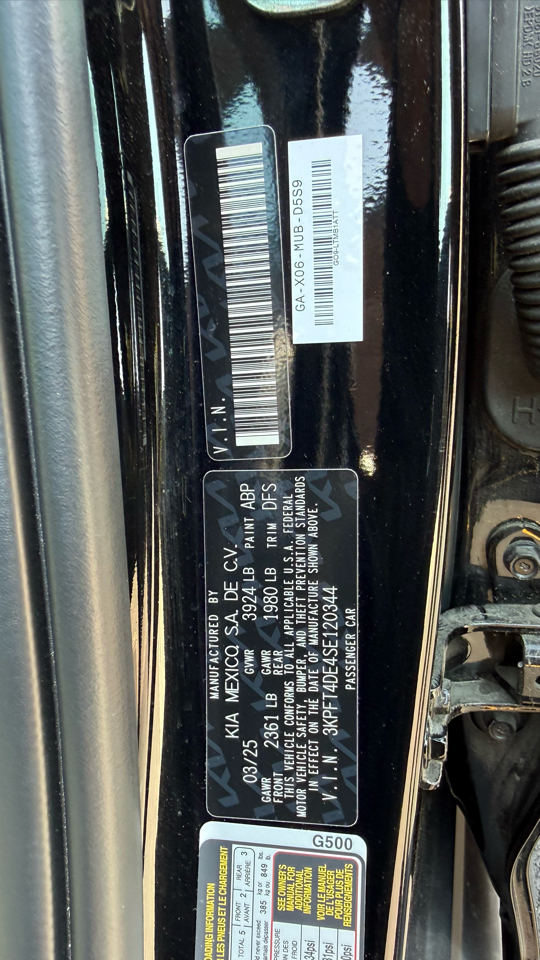 Kia K4 LX 2025 Kia K4 LX 2025