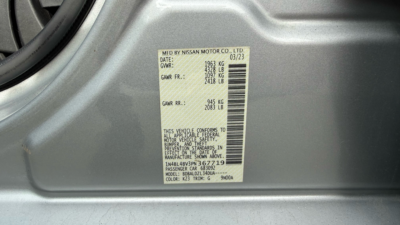 Nissan Altima 2.5 S 2023 Nissan Altima 2.5 S 2023