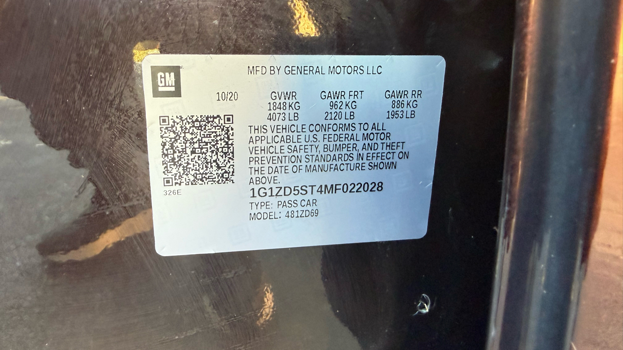 Chevrolet Malibu LT 2021