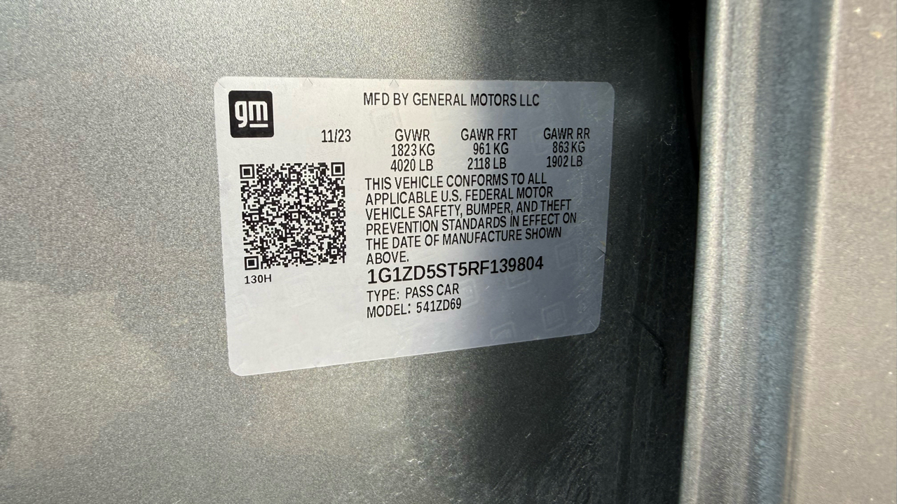 Chevrolet Malibu 1LT 2024