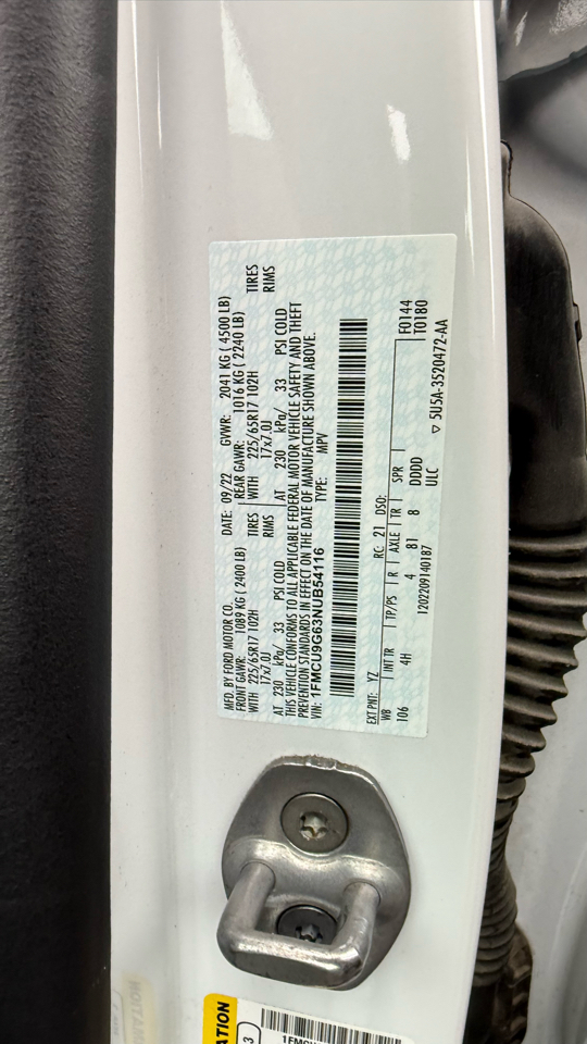 Ford Escape SE AWD 2022