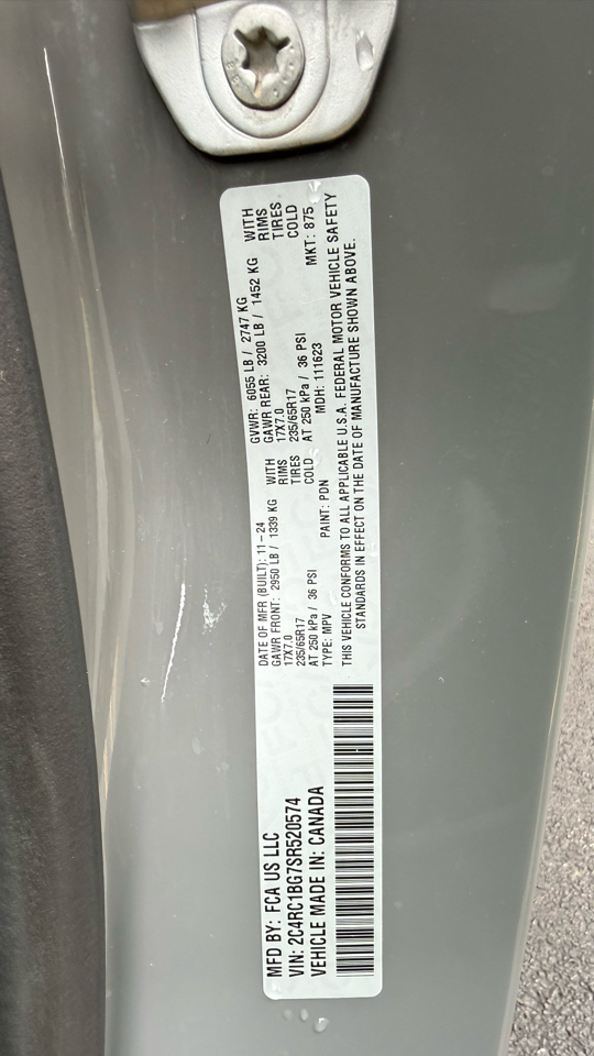 Chrysler Pacifica Select 2025