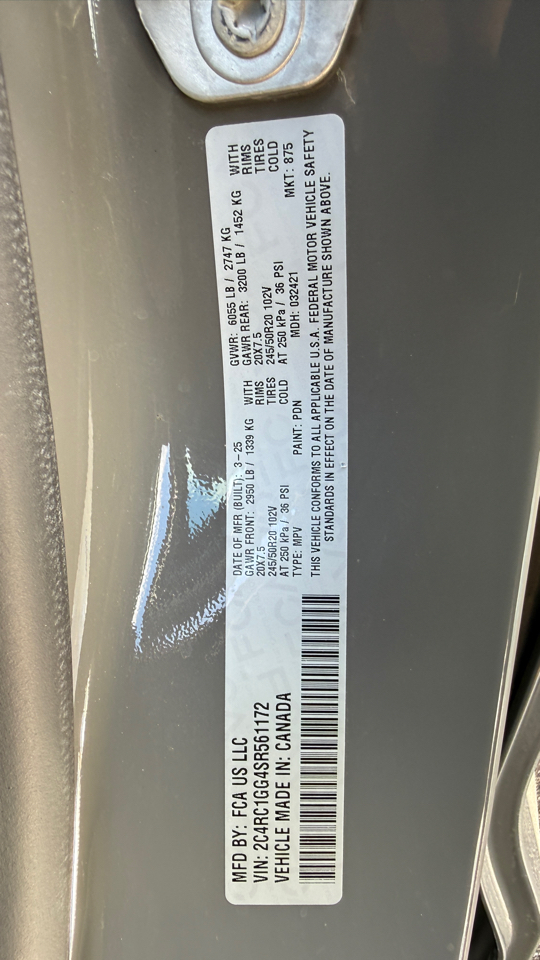 Chrysler Pacifica Limited 2025