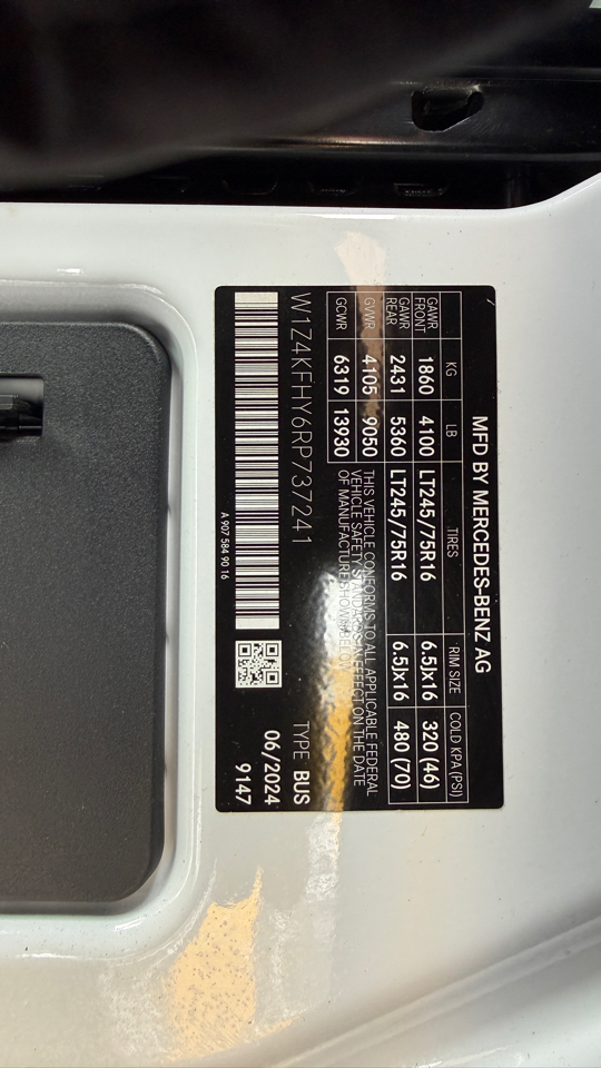 Mercedes-Benz Sprinter 2500 2024