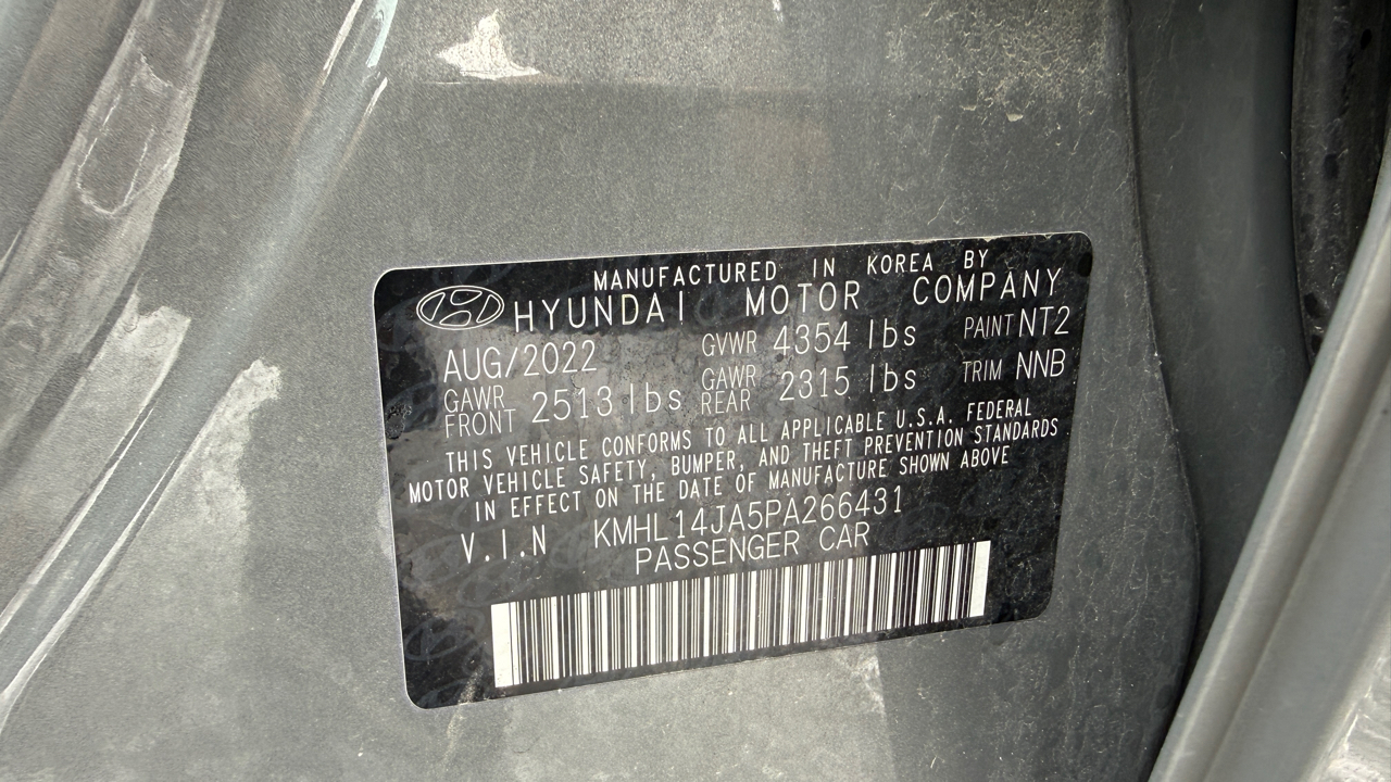 Hyundai Sonata SEL 2023