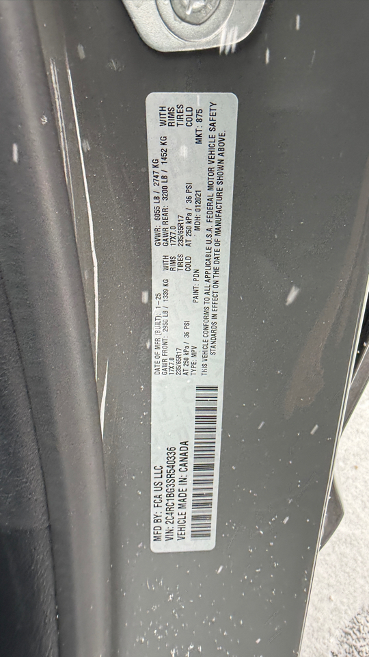 Chrysler Pacifica Select 2025