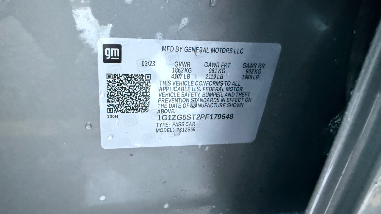 Chevrolet Malibu RS 2023