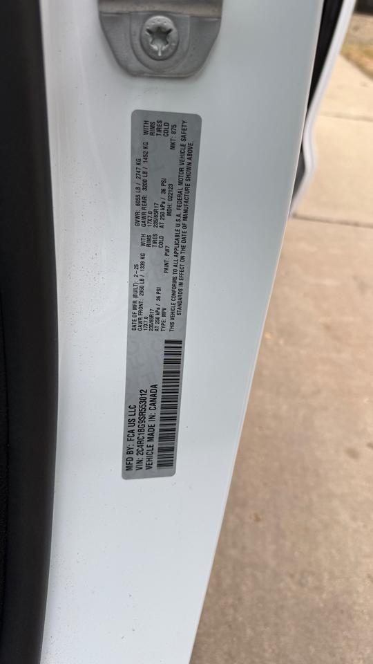 Chrysler Pacifica Select 2025