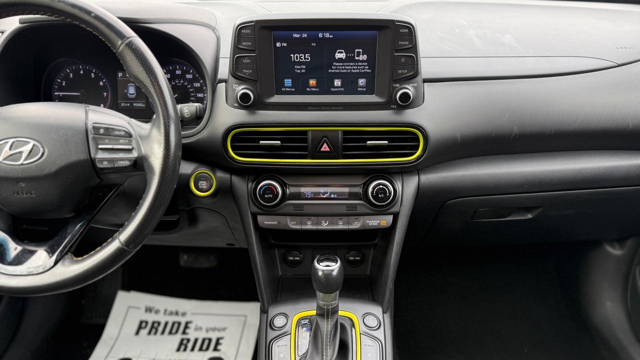 Hyundai Kona Limited w/Lime Accent AWD 2018