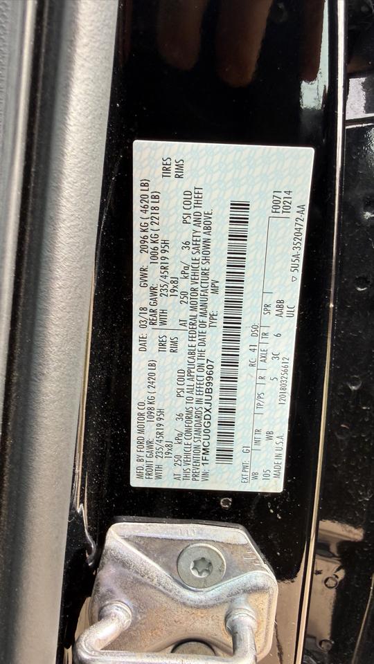 Ford Escape SE FWD 2018