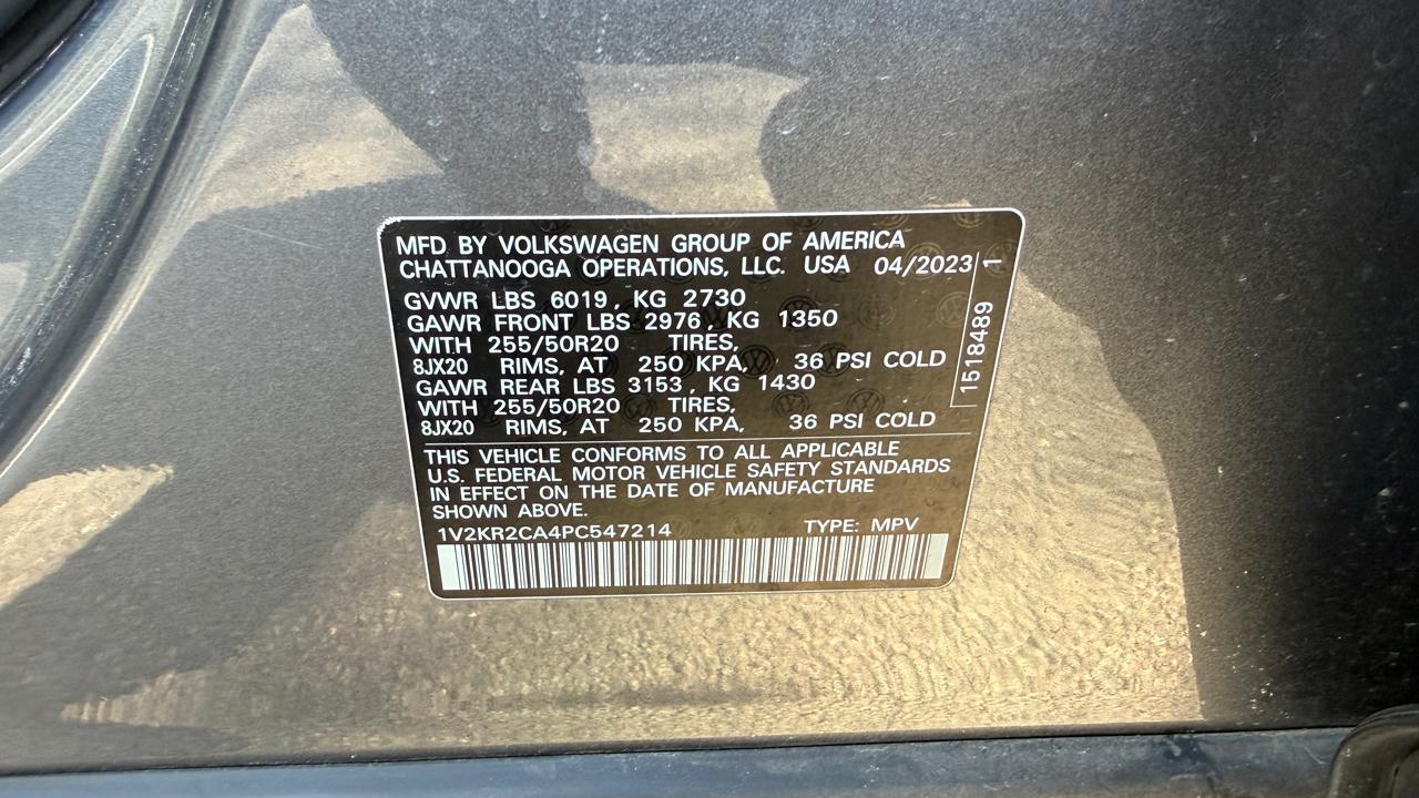 Volkswagen Atlas V6 SE w/Technology 4MOTION 2023