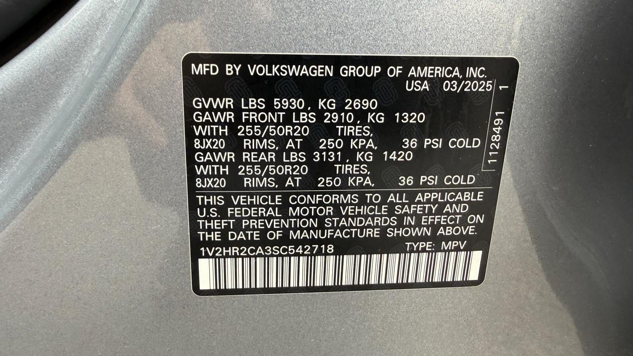 Volkswagen Atlas SE w/Technology 4MOTION 2025