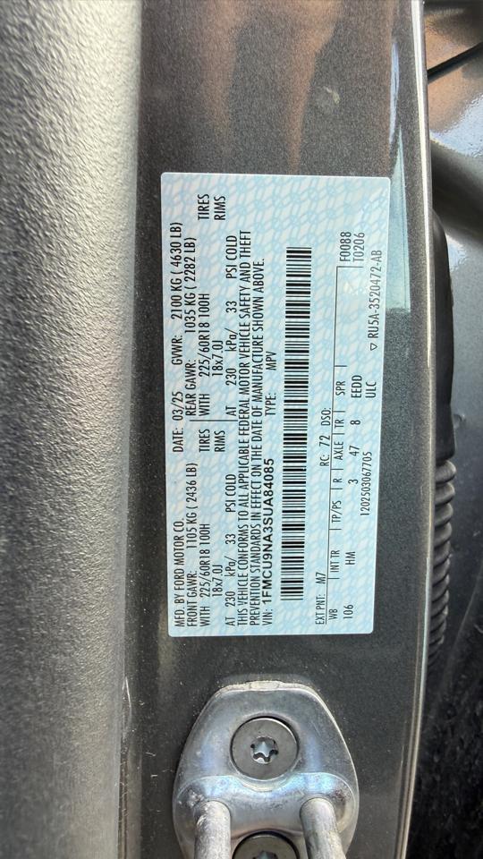 Ford Escape ST-Line Select AWD 2025