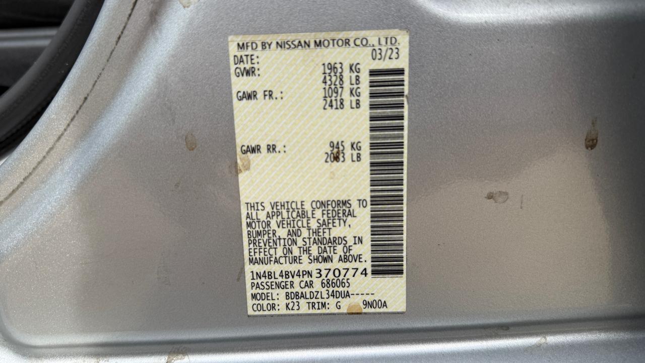 Nissan Altima 2.5 S 2023