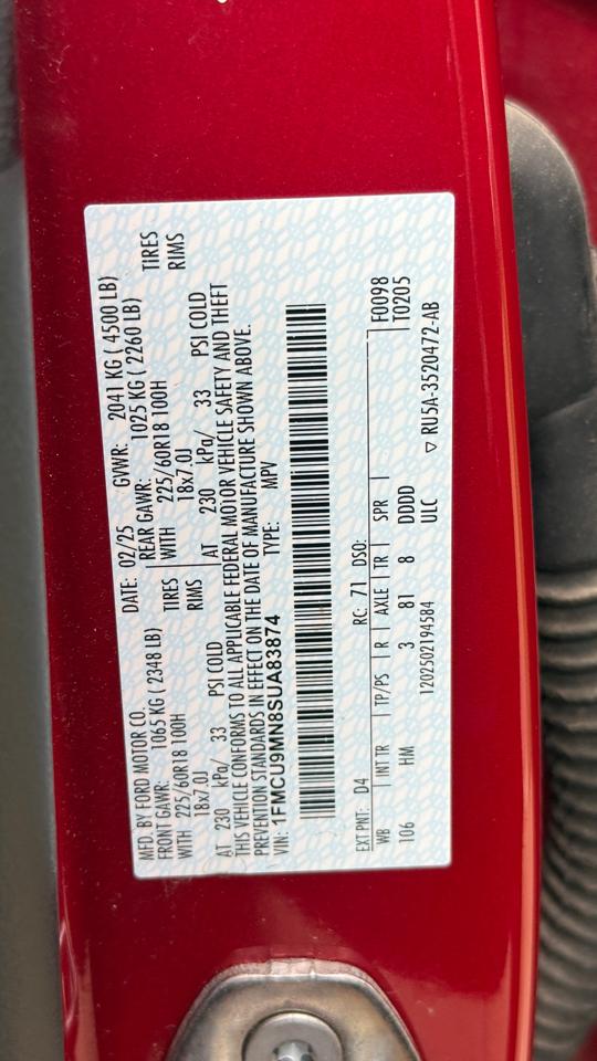 Ford Escape ST-Line AWD 2025