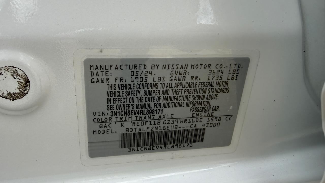 Nissan Versa SV 2024