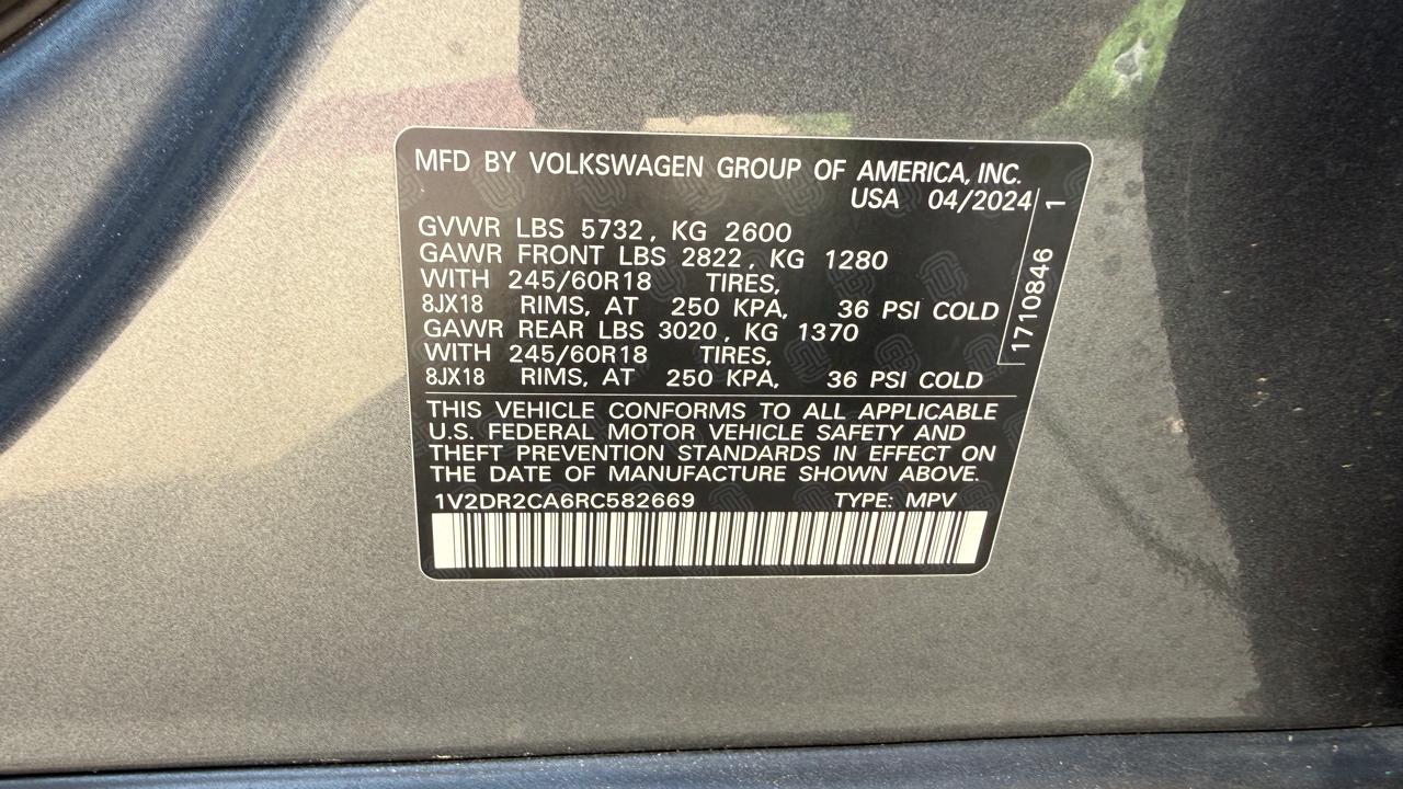 Volkswagen Atlas SE 2024