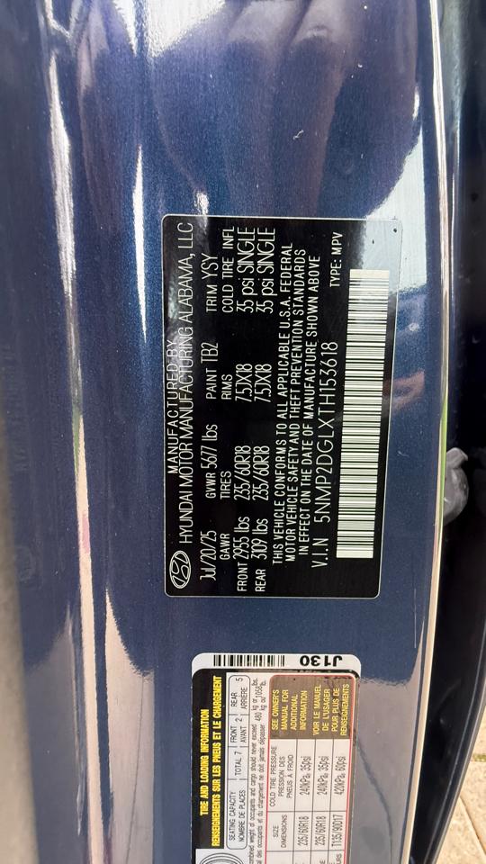 Hyundai Santa Fe SEL AWD 2026