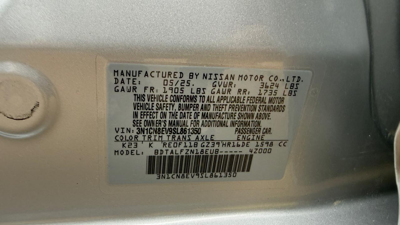Nissan Versa SV 2025