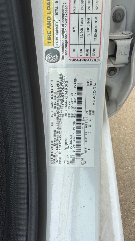 Ford Fiesta SE Sedan 2019