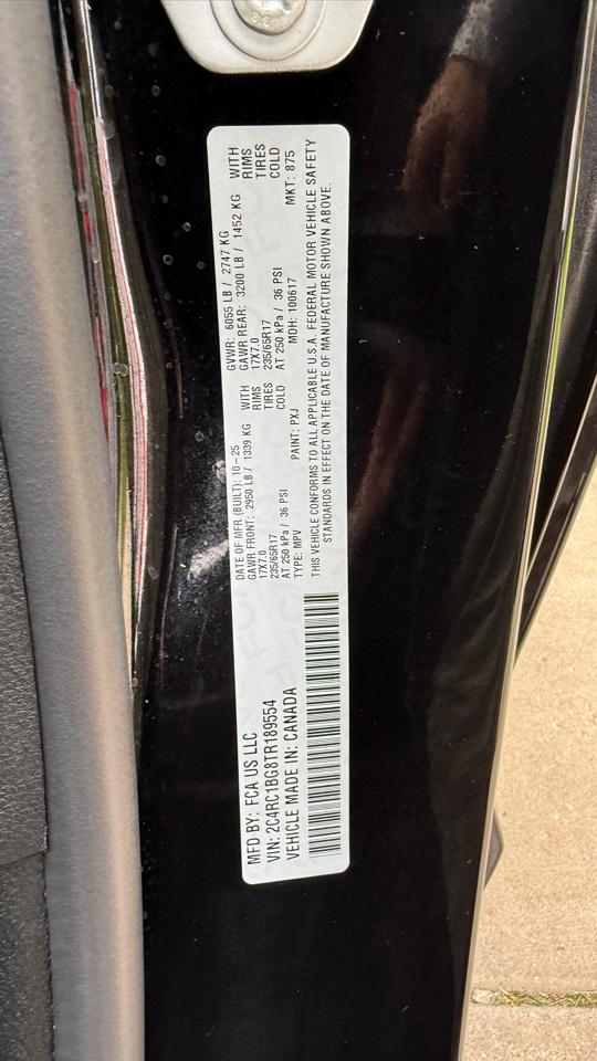 Chrysler Pacifica Select 2026