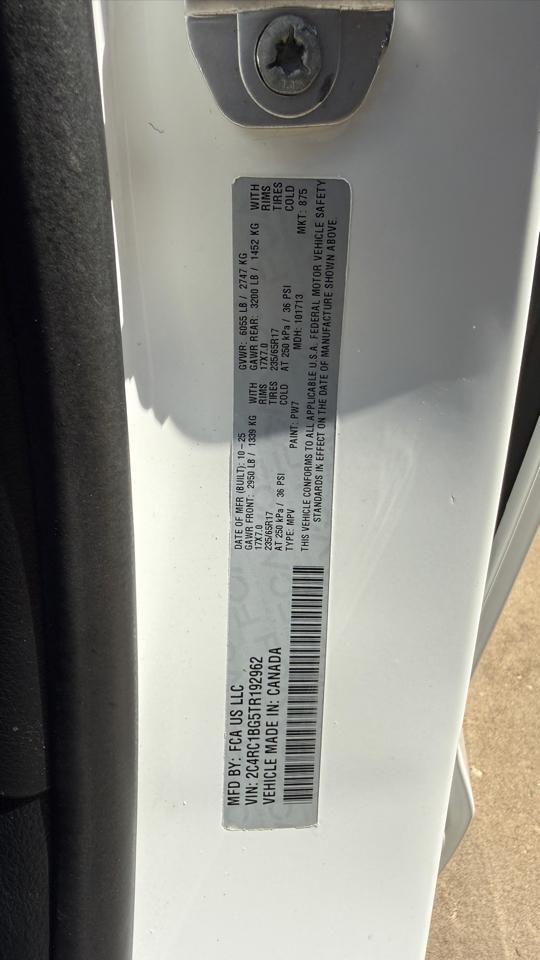 Chrysler Pacifica Select 2026