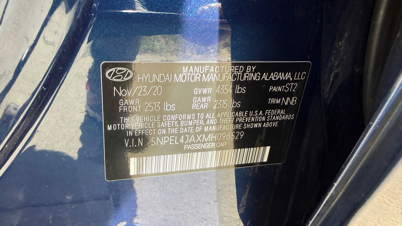 Hyundai Sonata SEL 2021
