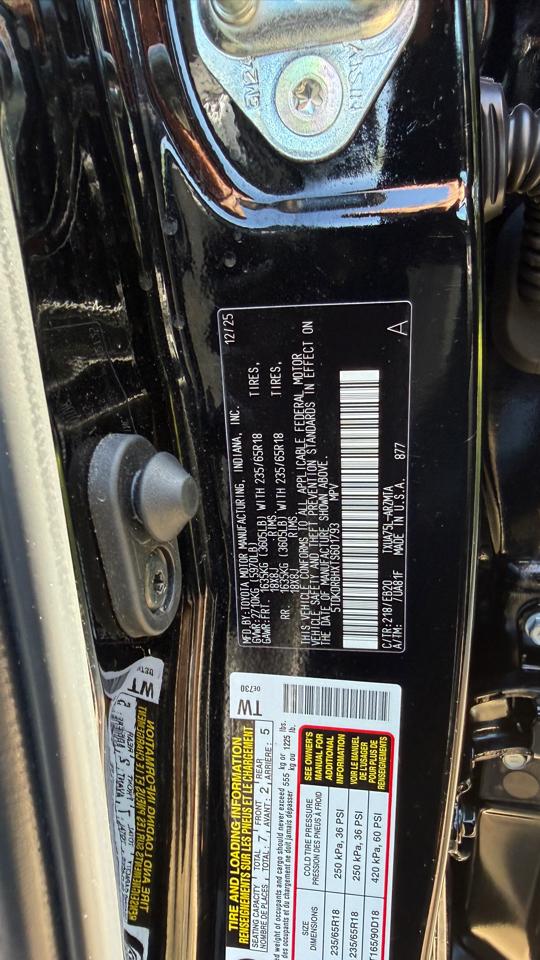 Toyota Highlander Limited AWD 2026