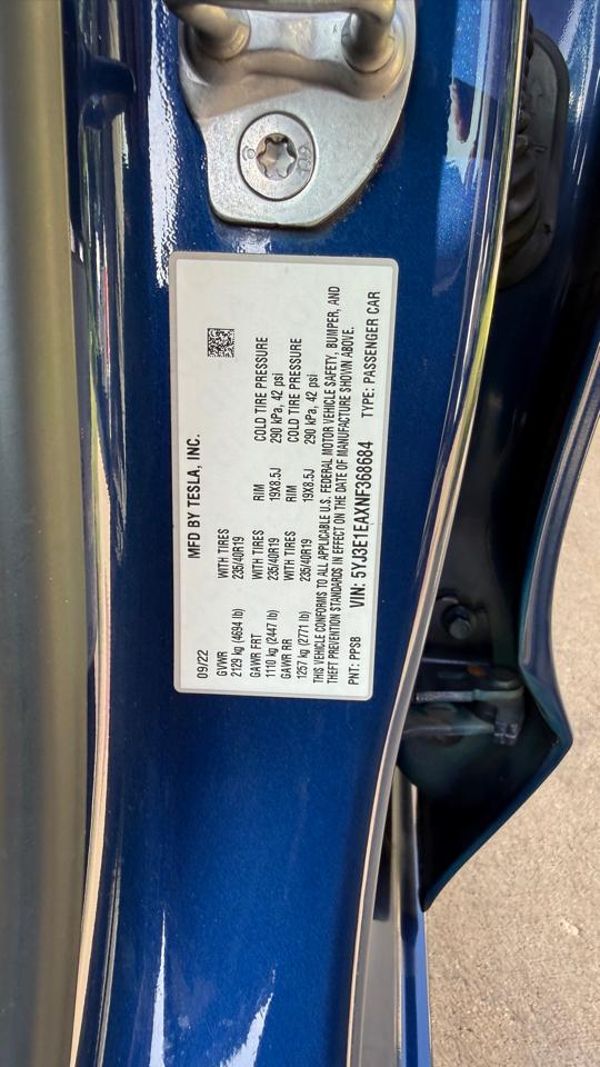 Tesla Model 3 Standard Range Plus 2022