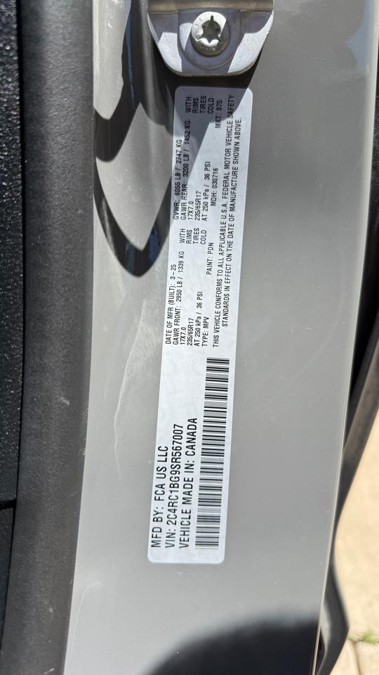 Chrysler Pacifica Select 2025