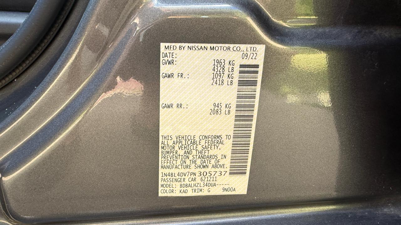 Nissan Altima 2.5 SV 2023