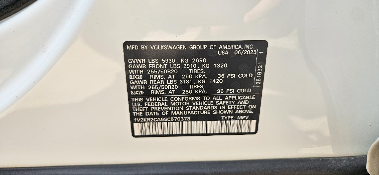 Volkswagen Atlas SE w/Technology 4MOTION 2025