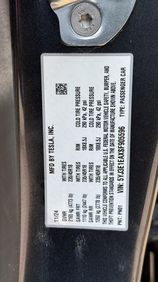 Tesla Model 3 Base 2025